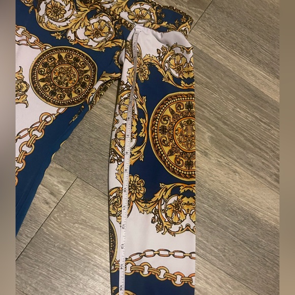 Va Va Voom royal gold link off shoulder bodycon dress size large - Picture 4 of 13